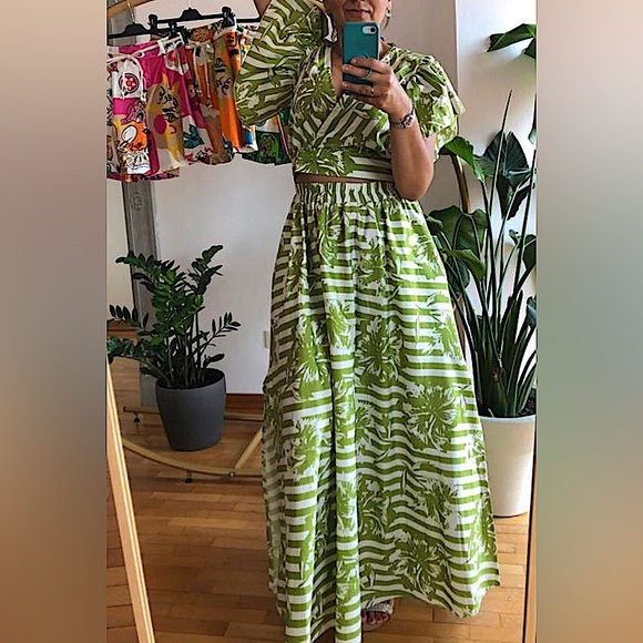 2.Made in Italy Maxi Skirt Set nwt - Picture 3 of 12